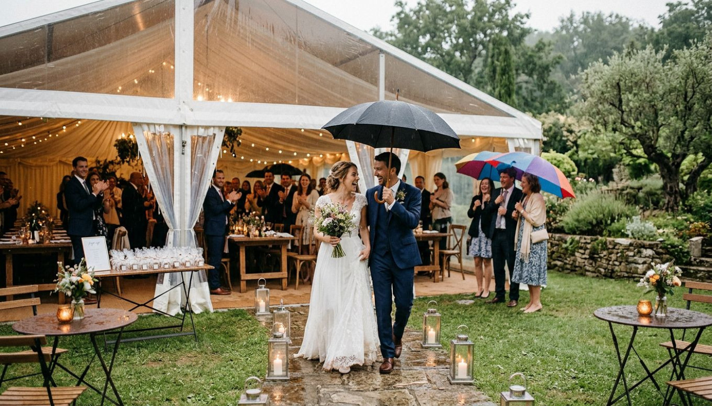 Mariage pluvieux : comment rendre ce souvenir inoubliable pour vos invités ?